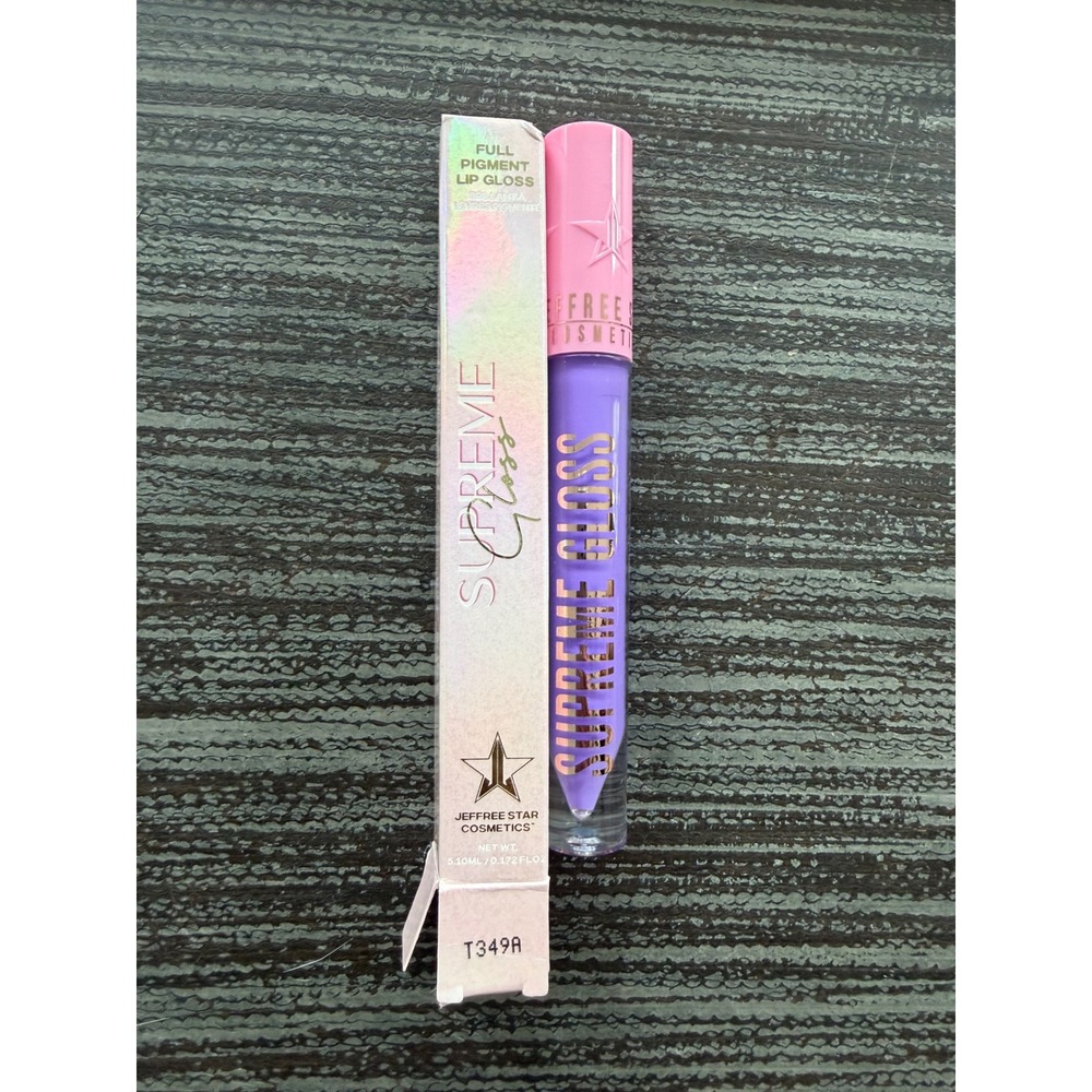 Jeffree Star Cosmetics Supreme Gloss Frosting For Dinner Lavender Purple New Box